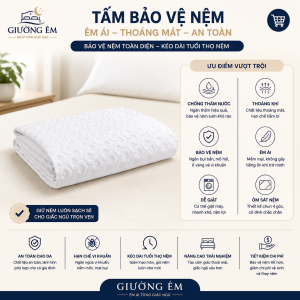 Ga chống thấm Bedgear Dri-tec thoáng khí tuyệt đối